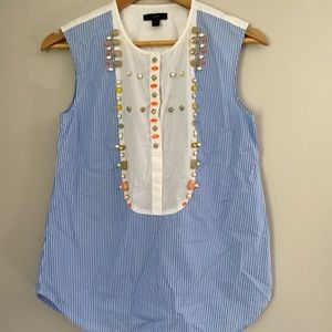 Beaded J. Crew tank